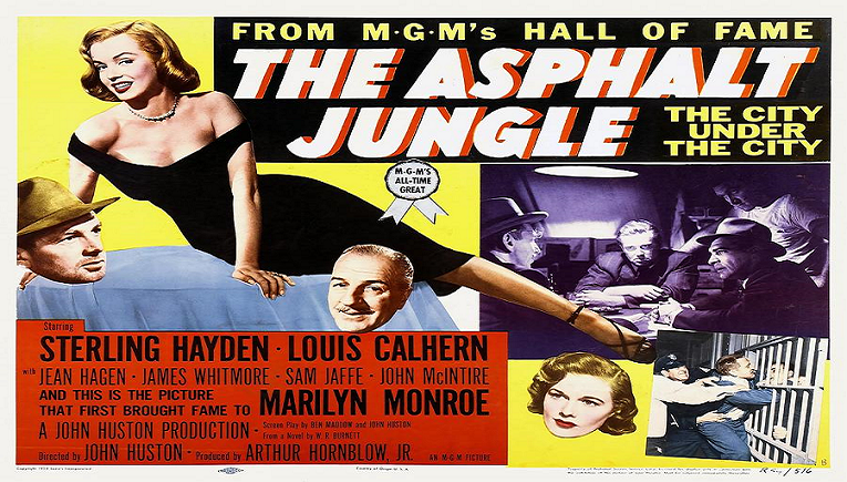 The Asphalt Jungle (1950 Noir Crime) (Starring: Sterling Hayden, Marilyn Monroe)