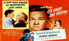 Thumbnail image for Quicksand (1950 Thriller) (Starring: Mickey Rooney, Jeanne Cagney)