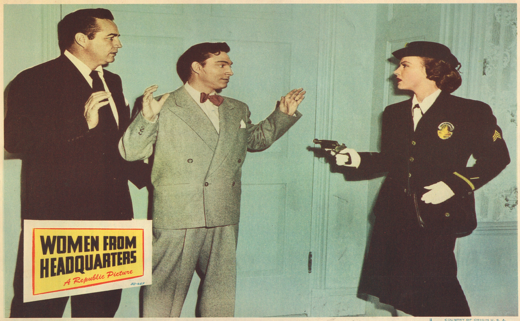 Woman From Headquarters (1950 Crime Drama) (Starring: Virginia Huston, Robert Rockwell, Barbara Fuller)