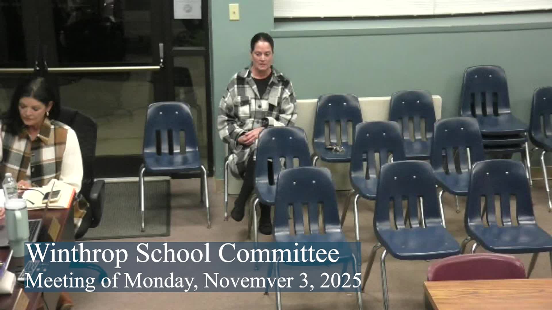 Winthrop School Committee November 3rd, 2025