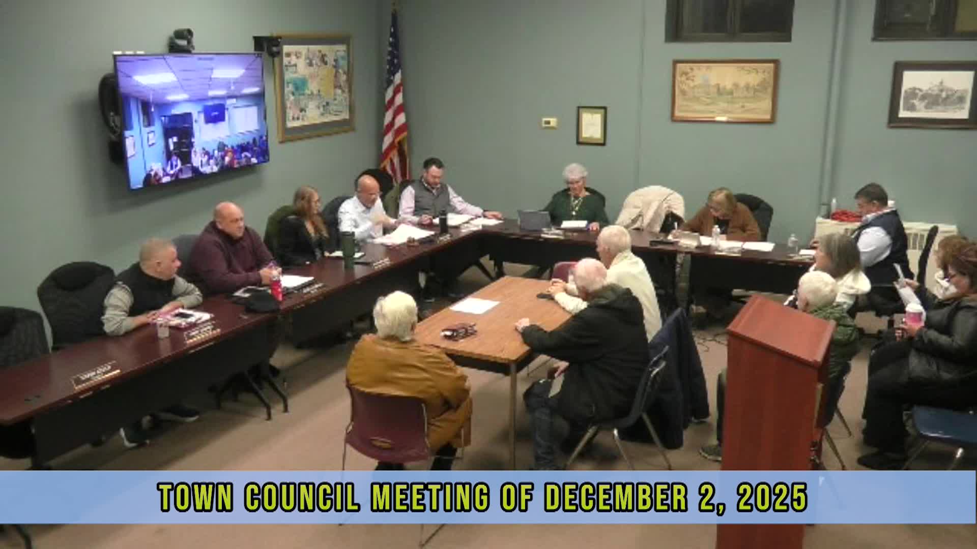 Winthrop Town Council Meeting December 2, 2025