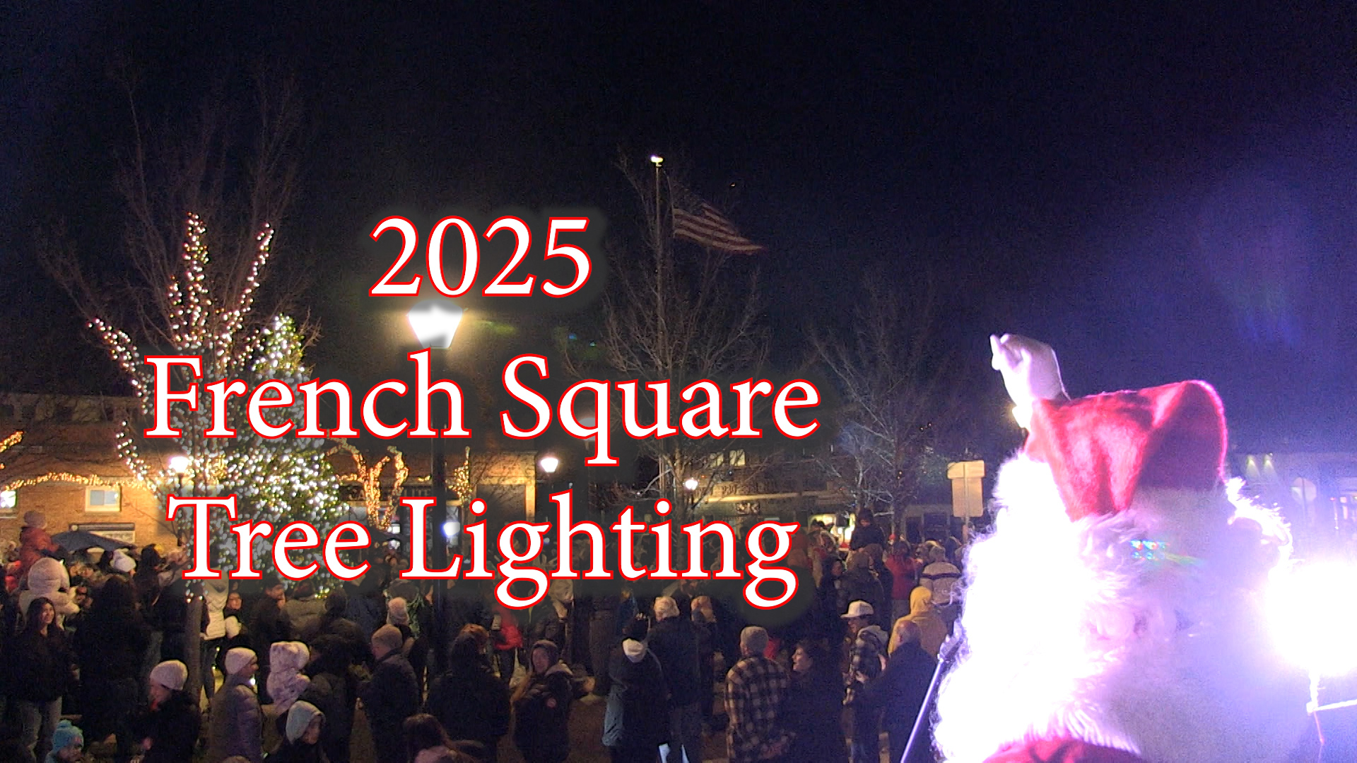 French Square Tree Lighting 2025