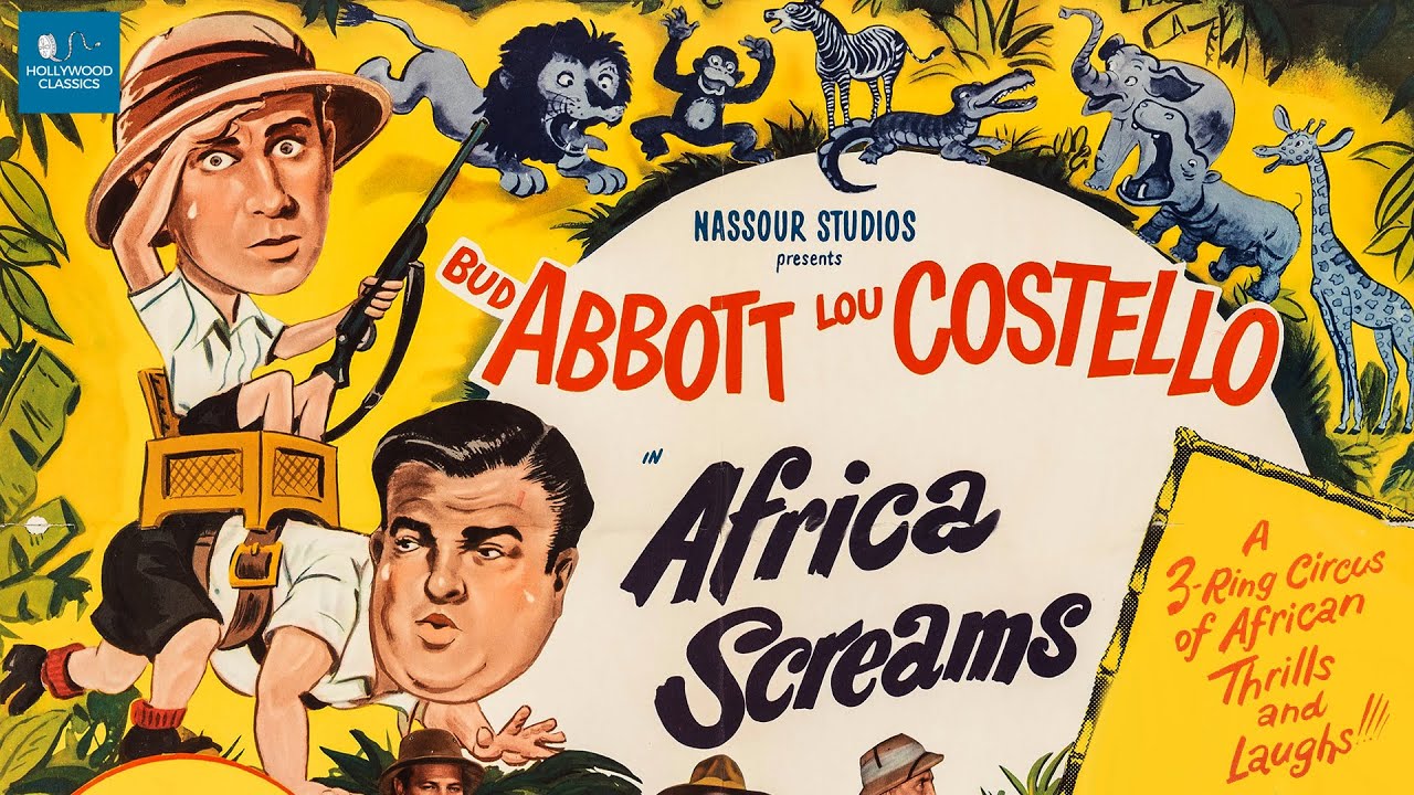 Abbott and Costello In 'Africa Screams' (1949, Bud Abbott, Lou Costello)