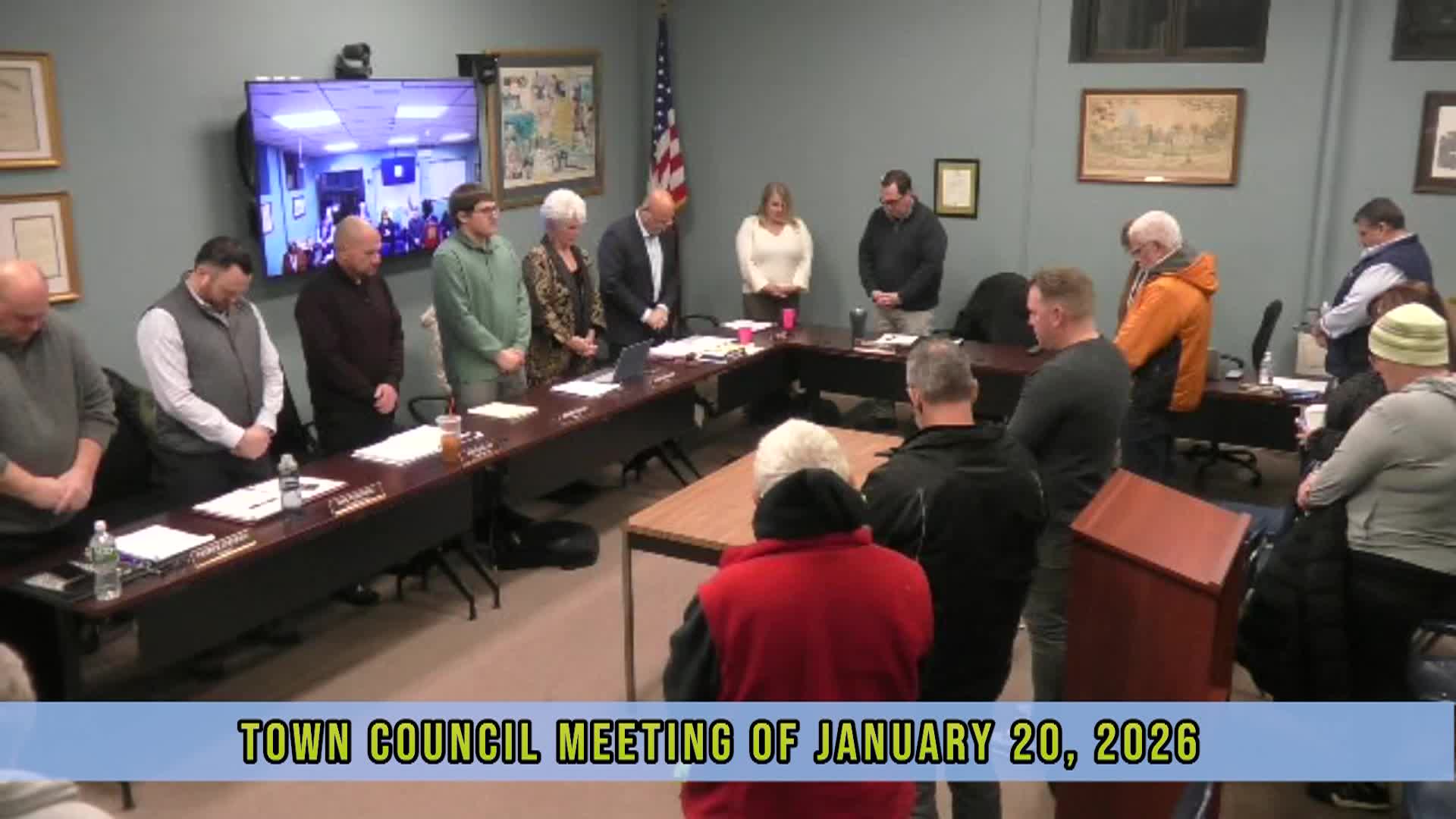 Winthrop Town Council Meeting January 20th, 2026