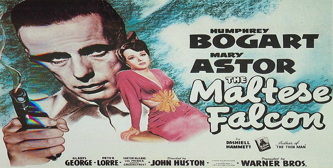 The Maltese Falcon (1941 Crime Noir) (Featuring: Humphrey Bogart, Peter Lorre, Mary Astor)