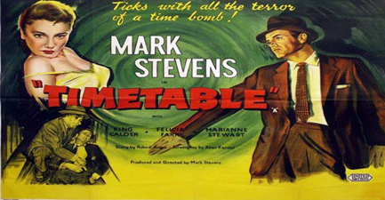 Thumbnail image for Time Table (1956 Crime Drama) (Starring: Marc Stevens, Felicia Farr, King Calder)