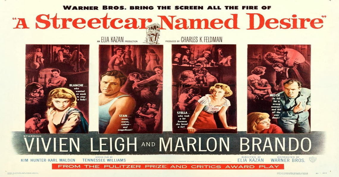 Thumbnail image for A Streetcar Named Desire (1951 Drama) (Starring: Marlon Brando, Vivien Leigh, Karl Malden)