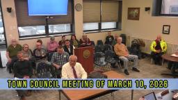 Thumbnail image for Winthrop Town Council Meeting of March 10, 2026