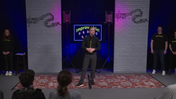 Thumbnail image for Improv-able!: Live Musical Comedy Show (Dedham TV) (April Episode)