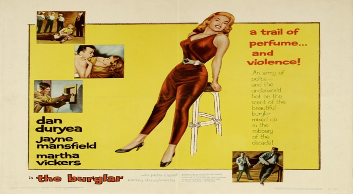 Thumbnail image for The Burglar (1957 Thriller) (Starring: Dan Duryea, Jane Mansfield, Martha Vickers)