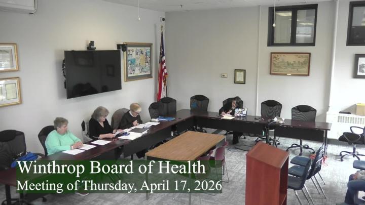 Thumbnail image for Winthrop Board of Health Meeting of April 16th, 2026