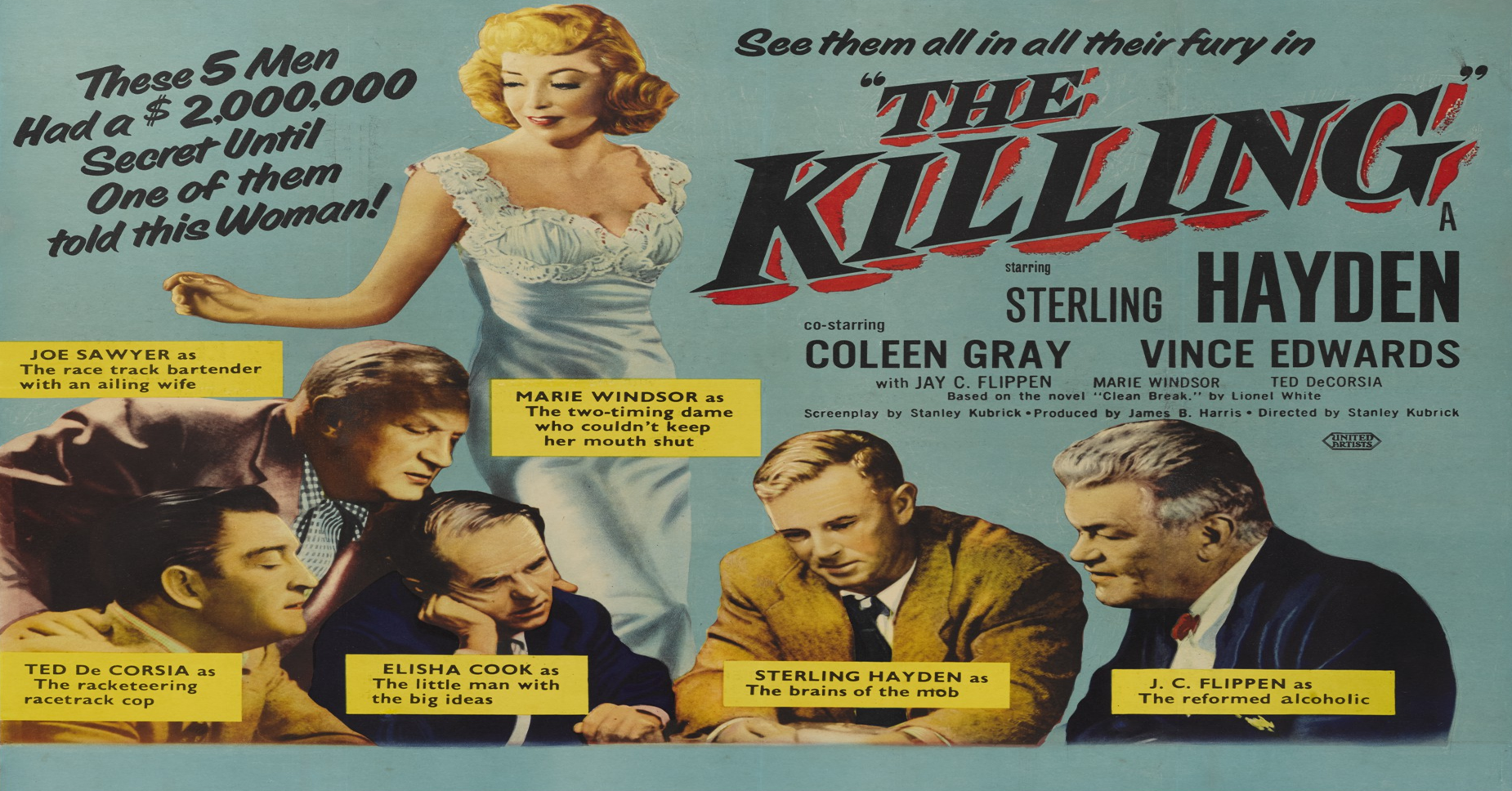 Thumbnail image for The Killing (1956, Noir/Crime) (Sterling Hayden, Marie Windsor)