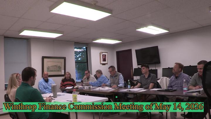 Thumbnail image for Winthrop Finance Commission Meeting of May 14, 2026