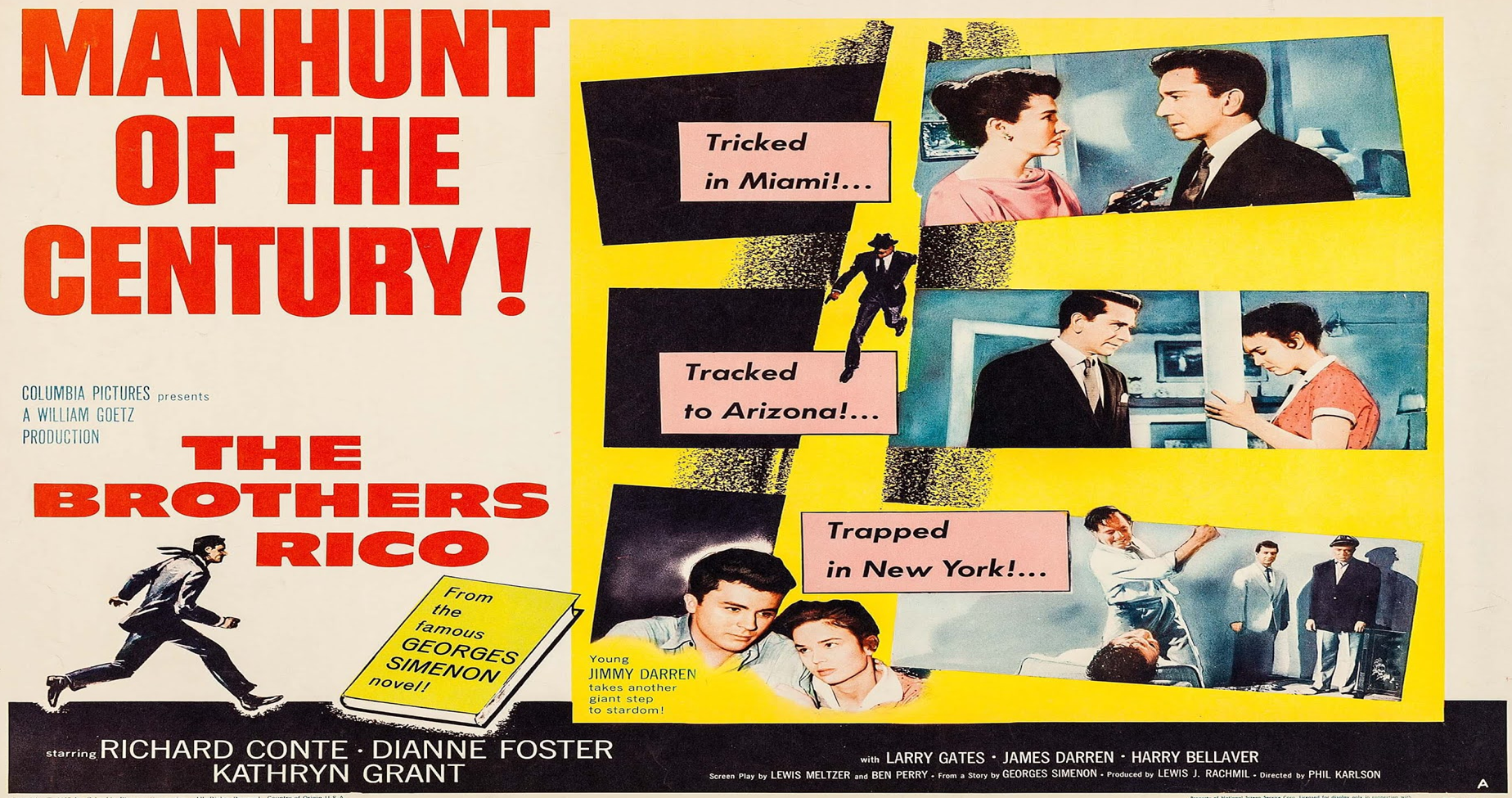Thumbnail image for The Brothers Rico (1957 Crime Drama) (Starring: Richard Conte, Dianne Foster, Larry Gates)
