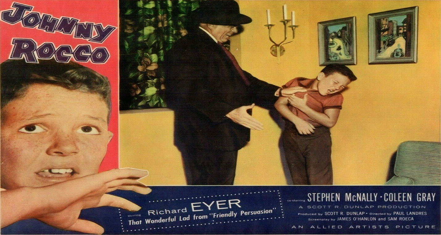 Johnny Rocco (1958 Crime) (Starring: Richard Eyer, Stephen McNally, Coleen Gray)