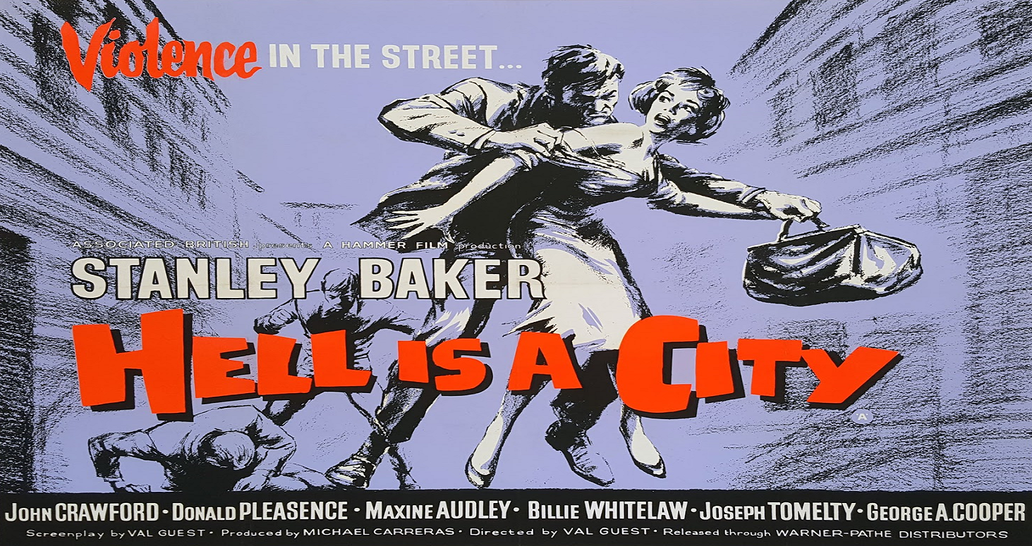 Hell Is A City (1960 Thriller, UK) (Starring: Stanley Baker, Donald Pleasence, Billie Whitelaw)