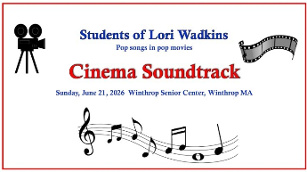 Thumbnail image for Lori Wadkins Student Recital 2026: Cinema Soundtrack, June 21, 2026