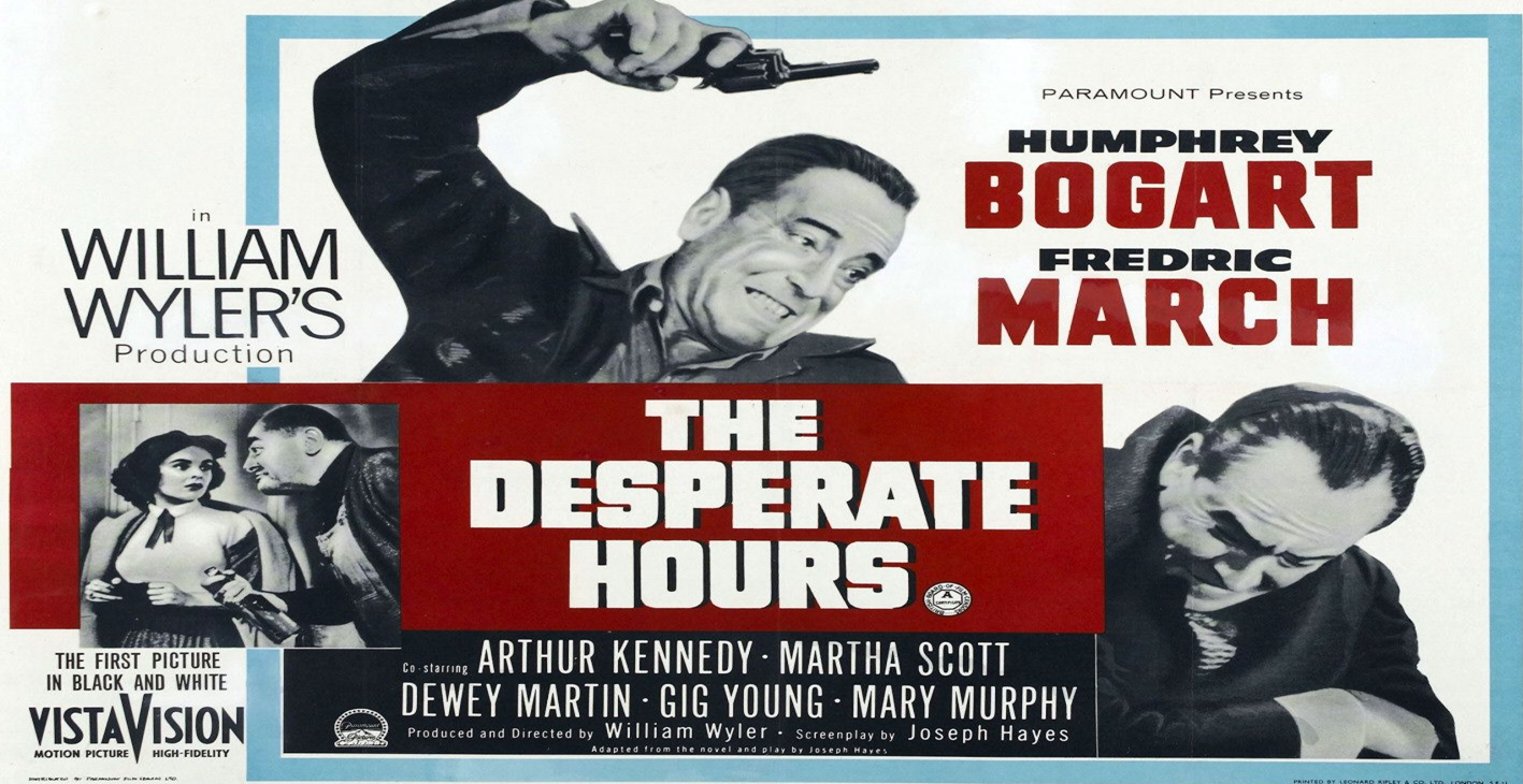 Thumbnail image for The Desperate Hours (1955 Crime Drama) (Starring: Humphrey Bogart, Frederic March)