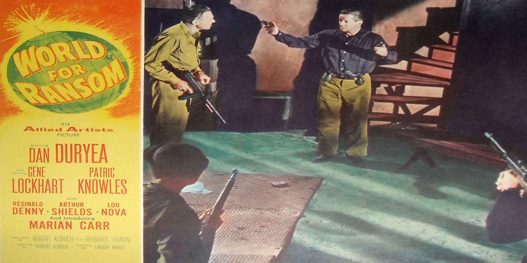 World for Ransom (1954 Thriller) (Starring: Dan Duryea, Patric Knowles, Gene Lockhart)