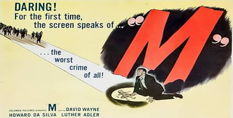 Thumbnail image for M (1951 Noir Thriller) (Raymond Burr, Howard DaSilva)